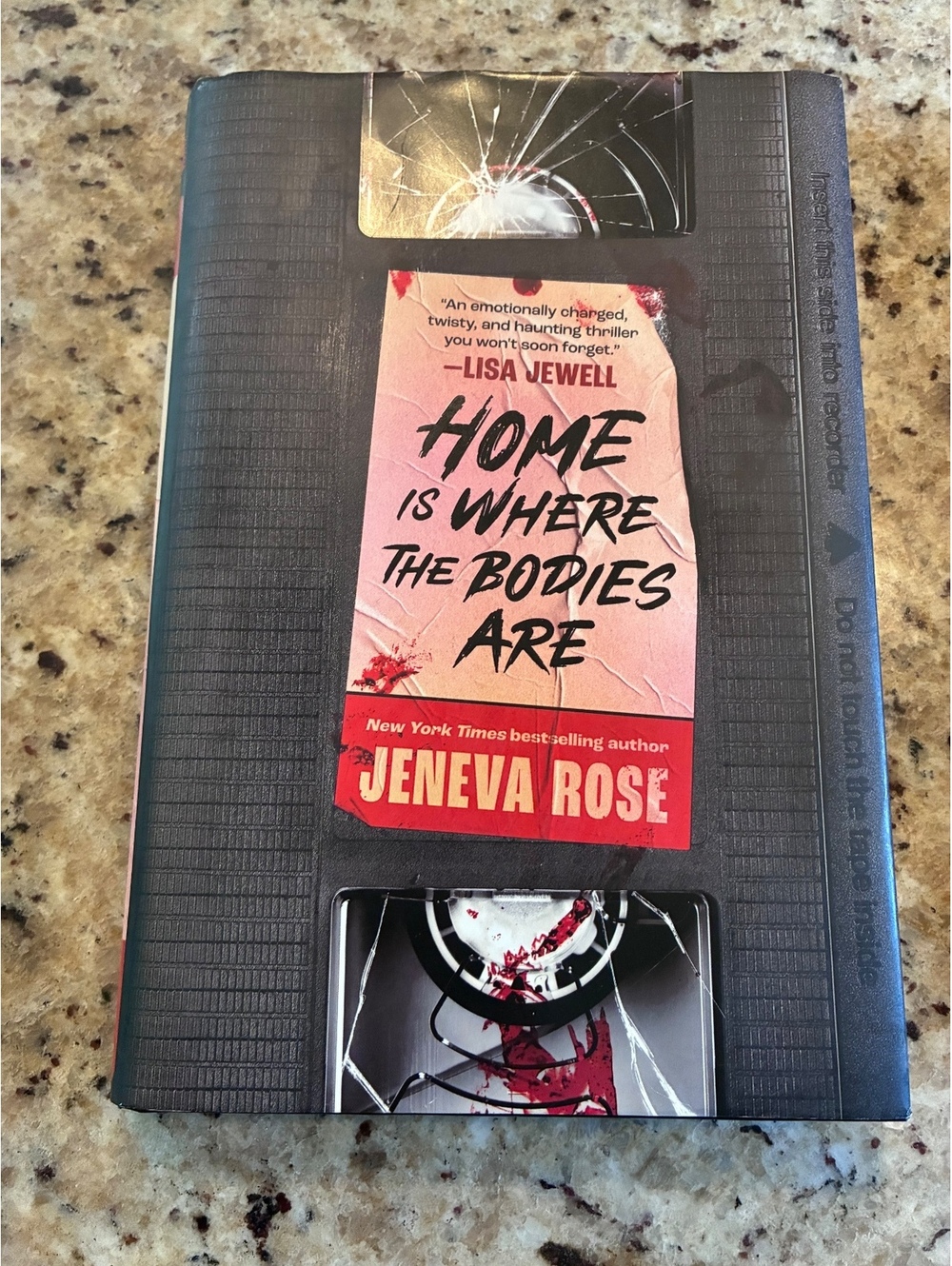 Jeneva Rose Home Is Where the Bodies Are hardcover book